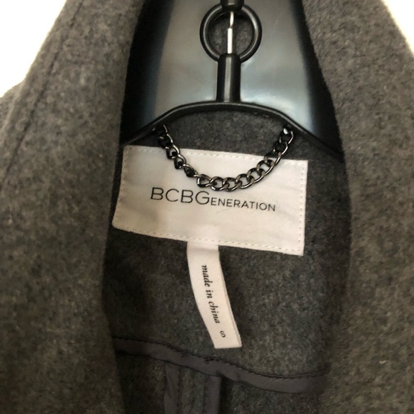 BCBGeneration Mixed Media Fringe Wrap Jacket - Picture 7 of 8